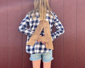 Wooden Letter Sign-In Board: Graduation Keepsake, Party Decor | Initial Signature Book Blass of 2026 Sign | Unique Guest Book Signature Sign