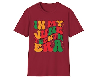 Juneteenth Era Retro T-Shirt: Black Pride Freedom Celebration