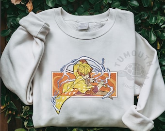 Embroidered Anime Sweatshirt: Manga Fan Clothing