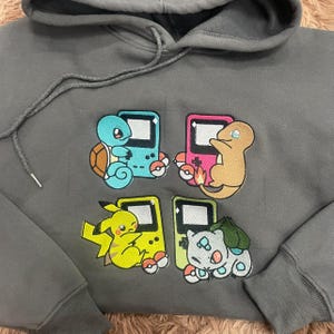 Anime Embroidered Sweatshirt, Anime Embroidered Crewneck Sweater, Fan Anime Clothing, Anime Gift, Manga Sweatshirt, Anime Lover Gift