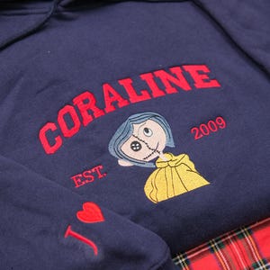 Halloween Horror Doll Cartoon Movie Embroidered Shirt, Scary Doll Embroidered Sweaters, Embroidered Halloween Gift, Best Halloween Gift