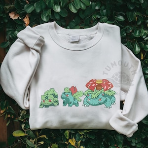 Embroidered Anime Crewneck: Manga Sweatshirt, Anime Fan Gift