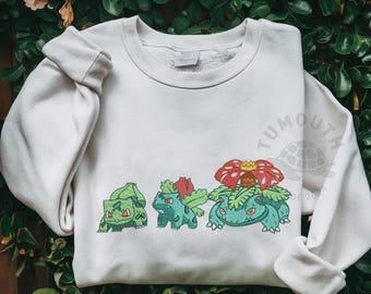 Embroidered Anime Crewneck: Manga Sweatshirt, Anime Fan Gift
