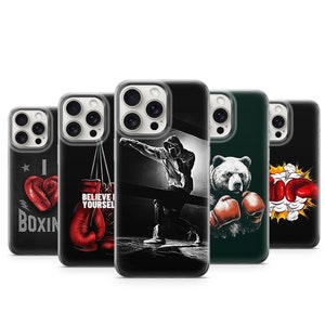 Boxen Handytasche Boxer Boxer hängende Handschuhe Sport Fall Geschenk für Mann iPhone 11 iPhone 12 iPhone 13 iPhone 14 iPhone 15 iPhone 16