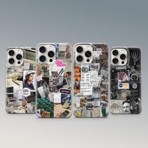 Engineer Collage Phone Case Engineering Cover Mechanical Civil Engineer Case Gift for Engineer iPhone 11 iPhone 12 iPhone 13 iPhone 14 15 16