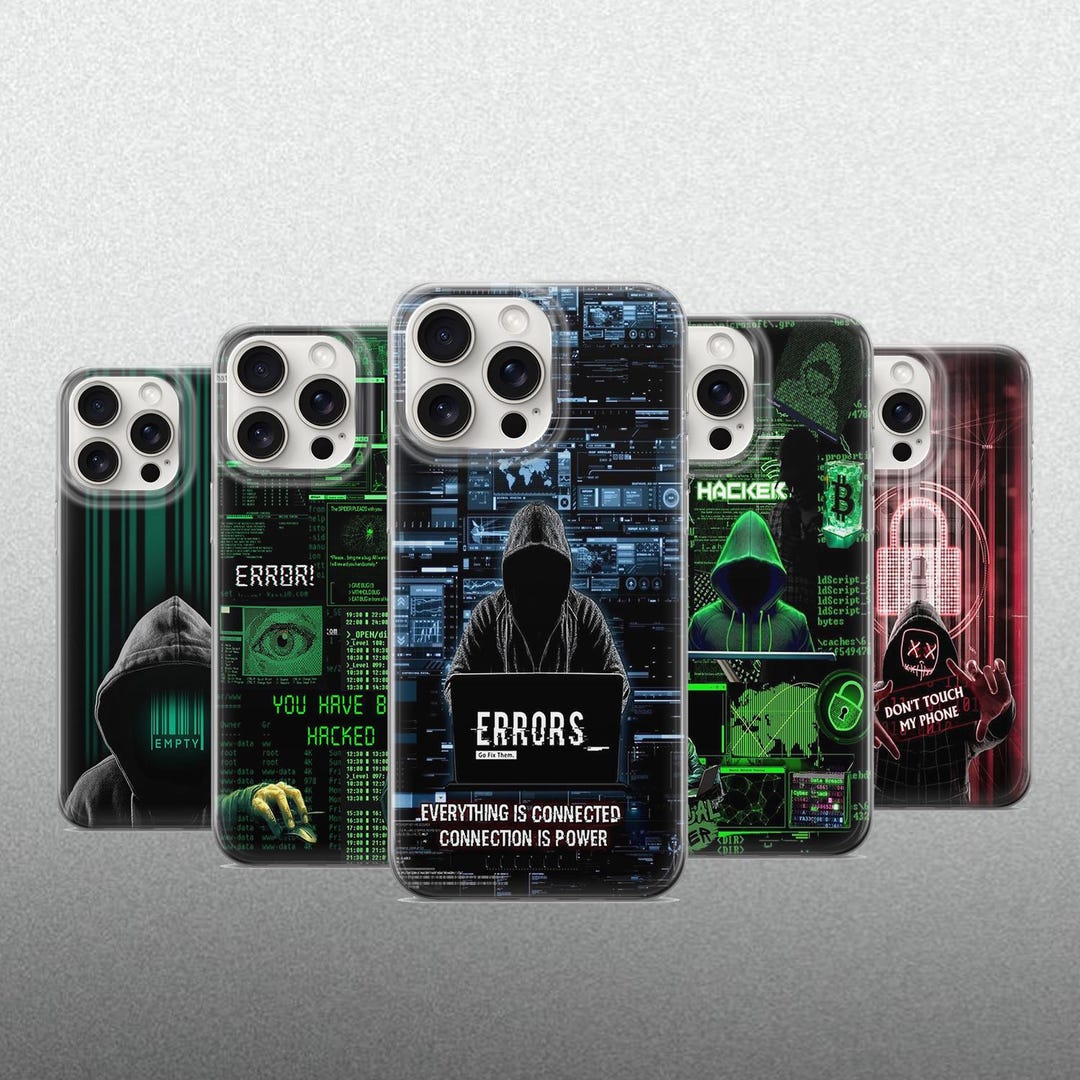 Hacker Phone Case Coding Computer Cover Software Case Hacking Hacked ...