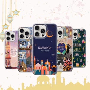 Islamic Ramadan Phone Case Muslim Ramadan Kareem Phone Cover Eid Mubarak Case iPhone 11 iPhone 12 iPhone 13 iPhone 14 iPhone 15 iPhone 16