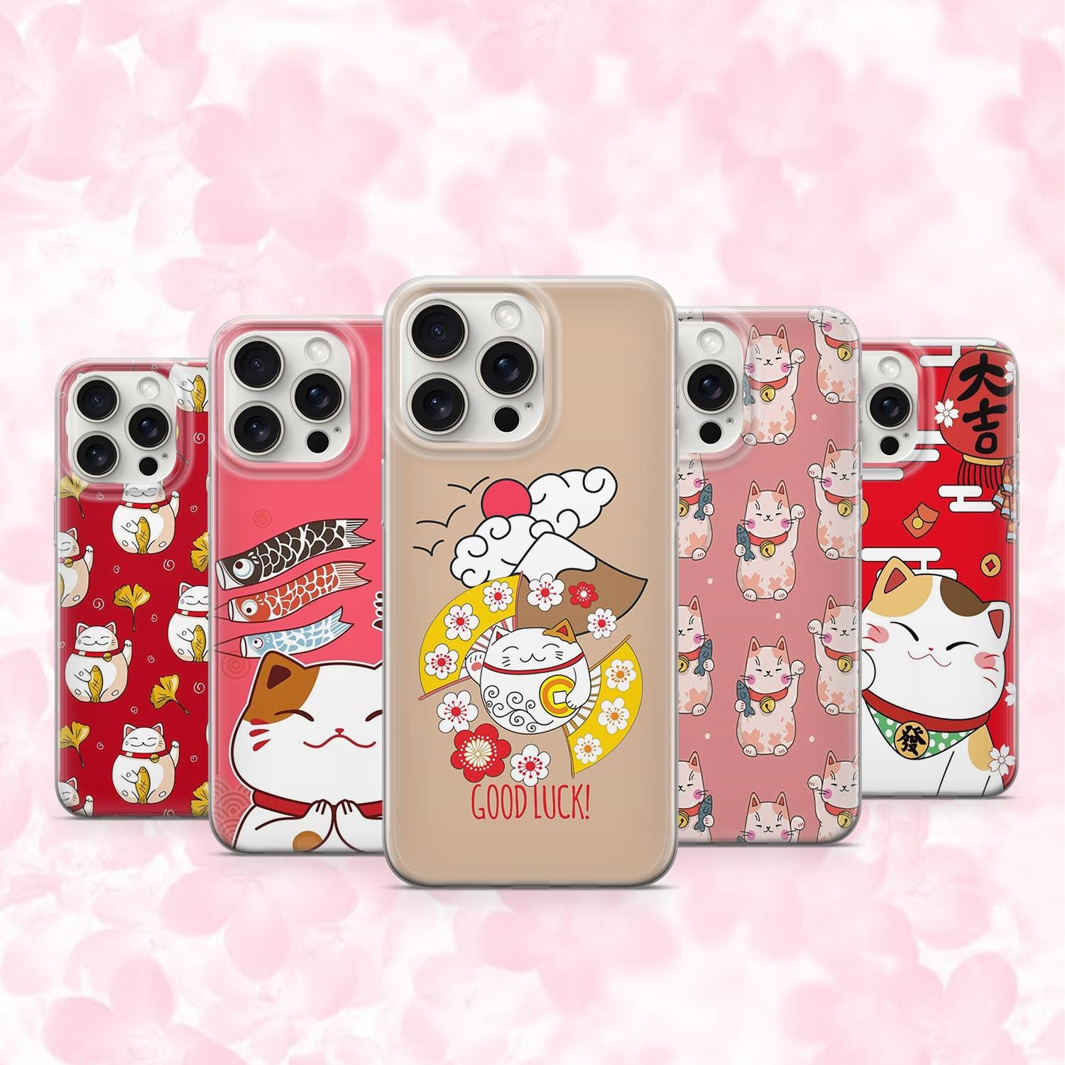 Lucky Cat Phone Case - Etsy