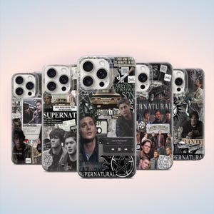 Supernatural Handytasche Winchester Sam Dean Cover Winchester Film Collage Fall iPhone 11 iPhone 12 iPhone 13 iPhone 14 iPhone 15 16