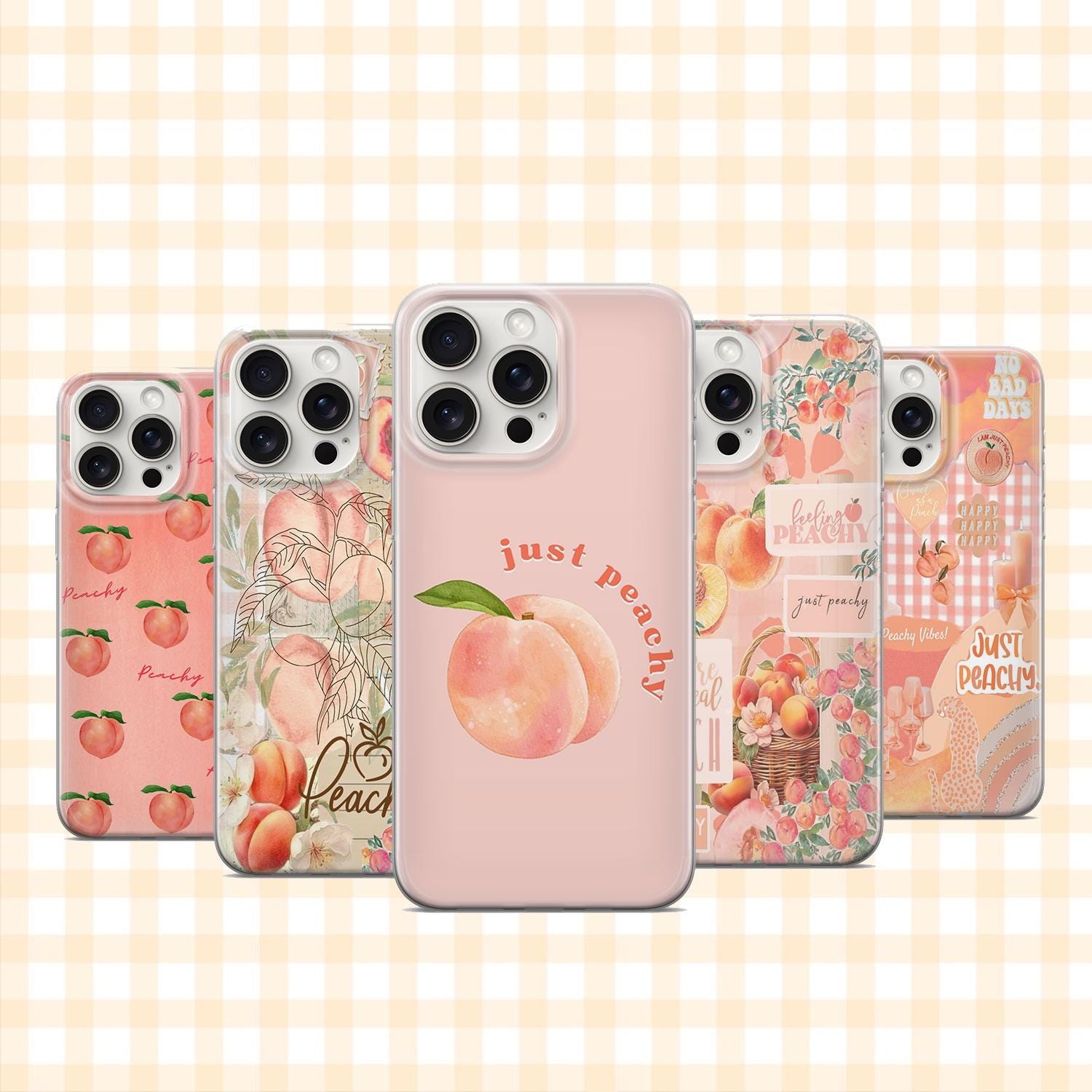 Peach phone case - Etsy 日本