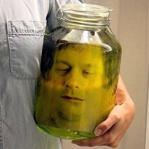 Personalised Prank Head in a Jar - Custom Digital PDF for Realistic Halloween, April Fools, Spooky Decor - Funny Creepy Gift and Gag Idea