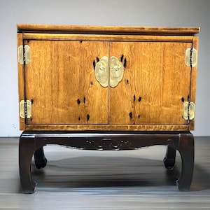 Vintage Lane Sidetable Chin Hua Lane Chinoiseries Nightstand Black Nightstand