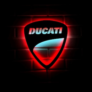 Ducati Led Sign,  Ducati Wall Art, Ducati  Wall Sign, Ducati Wall Decor, Ducati Decor, Ducati Wall Light, Ducati Gift