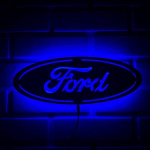 Ford Led Sign,  Ford Wall Art, Ford  Wall Sign, Ford Wall Decor, Ford Decor, Ford Wall Light, Ford Gift