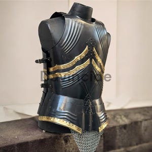 Medieval Steel Cuirass Armor – Gothic Dark Knight Warrior Chestplate – Handmade LARP & Cosplay Armor Jacket