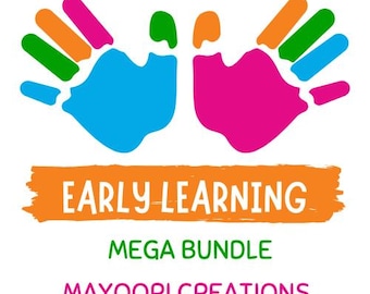 Early Learning Mega Bundle – 4,000+ Preschool & Kindergarten Activities | Worksheets, Tracing, Coloring, Numbers, ABCs and More