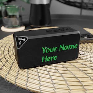Altavoz Jabba con nombre personalizado, reproductor de música Bluetooth personalizado, regalo de Star Wars, regalo exclusivo para geeks, sistema de sonido inalámbrico, dispositivo tecnológico
