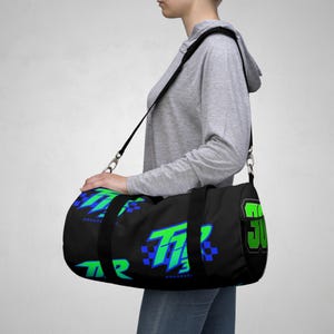 Bolsa esportiva personalizada para corrida de pista de terra, bolsa para equipamento de corrida, bolsa de viagem para automobilismo, bolsa para equipamento de corrida personalizada, presente para fãs de corrida, bolsa de ginástica esportiva