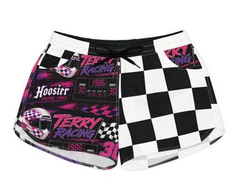 Terry Racing Short Design, Racing Shorts for Womens, Dirt Track Racing Short Design, Design Mae Shorts