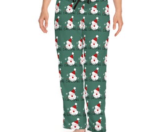Women's Pajama Pants - Merry Xmas Pj Pants, Custom christmas pajama's, christmas jammies for women, Holiday Sleepwear, Festive Loungewear,