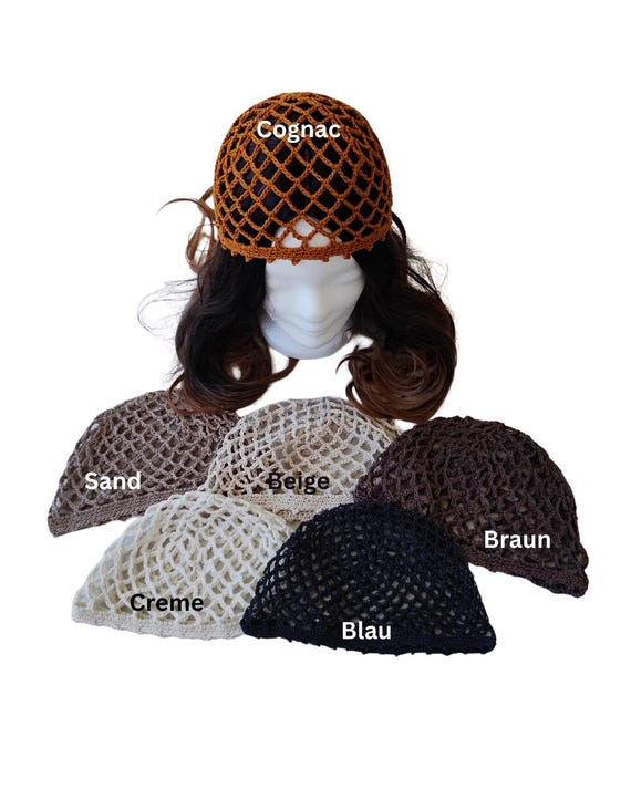 Handmade Crochet Skull Cap Beanie, Boho Women Hat, Organic  display picture 3
