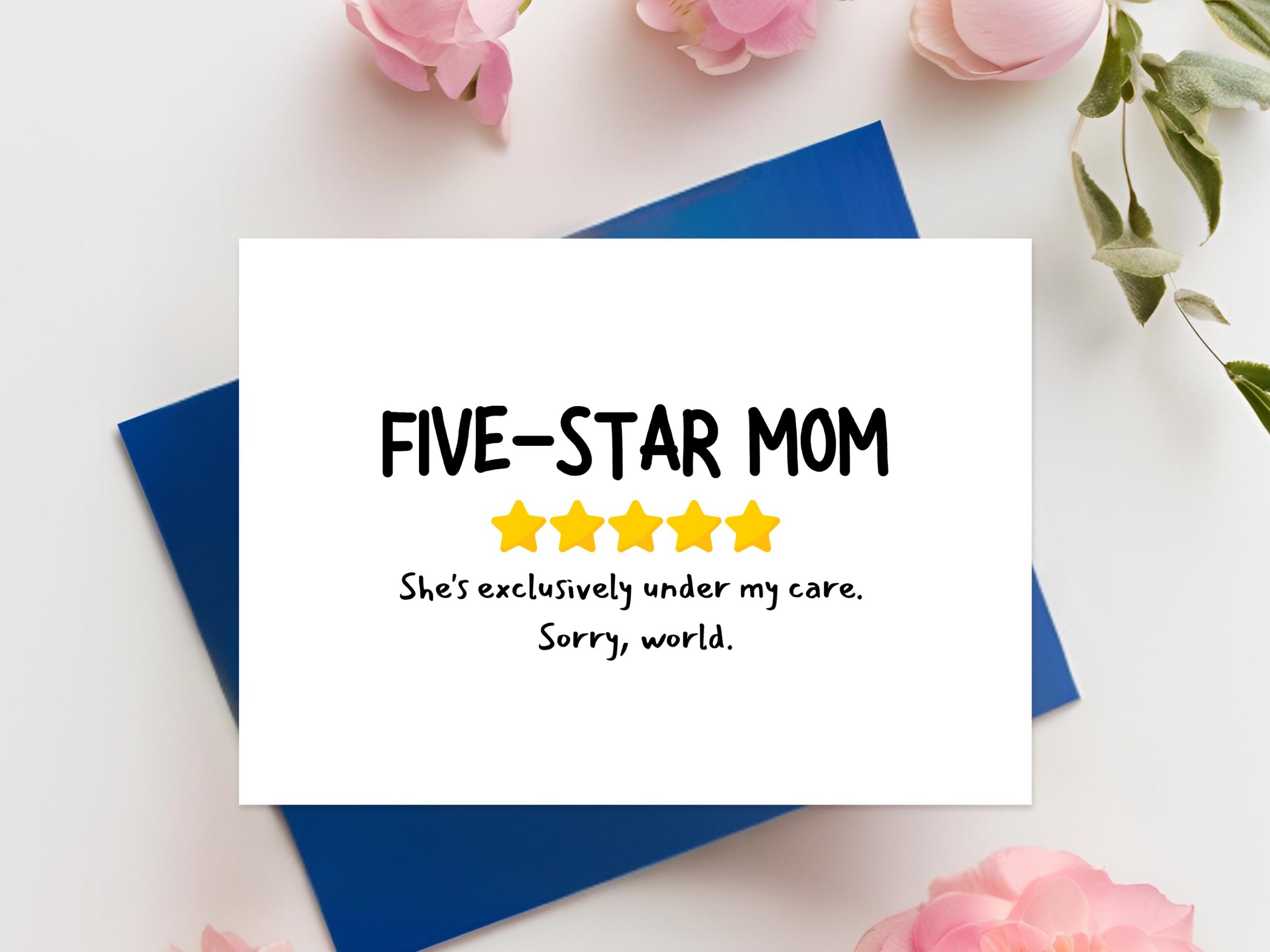 Funny Printable Mother's Day Card for Mom From Child Son Daughter, Best ...