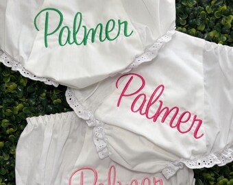 Personalized Diaper Cover~Monogram Diaper Cover~Bloomers~Name Reveal~Baby Gift