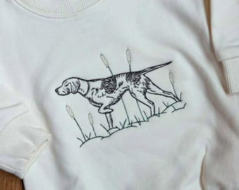 Hunting Dog Bubble~Hunting Season~Embroidered Duck Hunting Szn Shirt