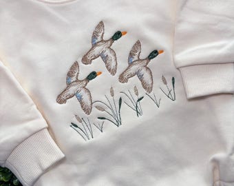 Mallard Duck Hunting Bubble~Hunting Season~Embroidered Duck Szn Shirt