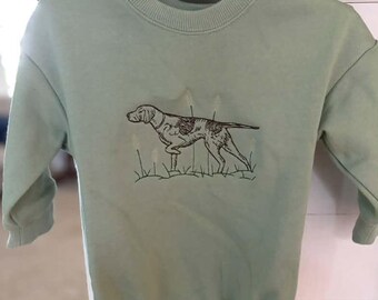 Hunting Dog Bubble~Hunting Season~Embroidered Duck Hunting Szn Shirt