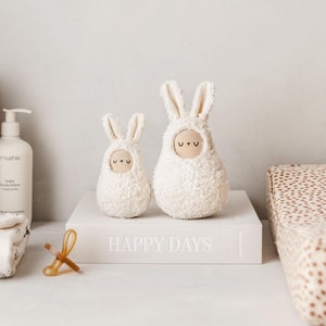 Wooden Bunny Set for Kids. Rabbit Family. Eco-Friendly Animal Toys. Handcrafted Organic. Easter Bunny. Gifts for kids. Baby shower Gift.
