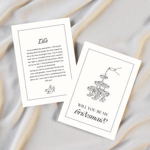 Bridesmaid Proposal Card | Will You Be My Bridesmaid Invitation | Instant Download Wedding Stationery | DIY Bridal Party Invite