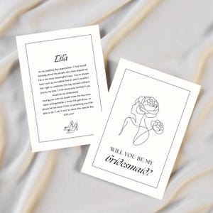 Bridesmaid Proposal Card | Will You Be My Bridesmaid | Instant Download Bridesmaid Invite | Wedding Stationery | DIY Bridal Party Invitation
