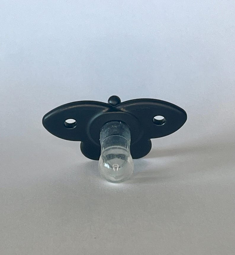Elegante chupete de mariposa para bebé imagen 4