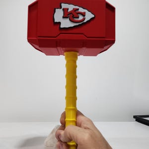 Kc Chiefs Thor Hammer with Stand