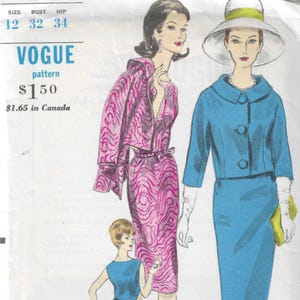 Vogue 5837 Sewing Pattern  Slim Dress and Jacket