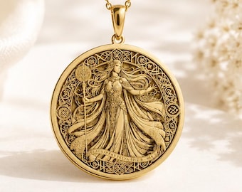 Freya Necklace – Norse Goddess of Love, War & Seiðr Magic