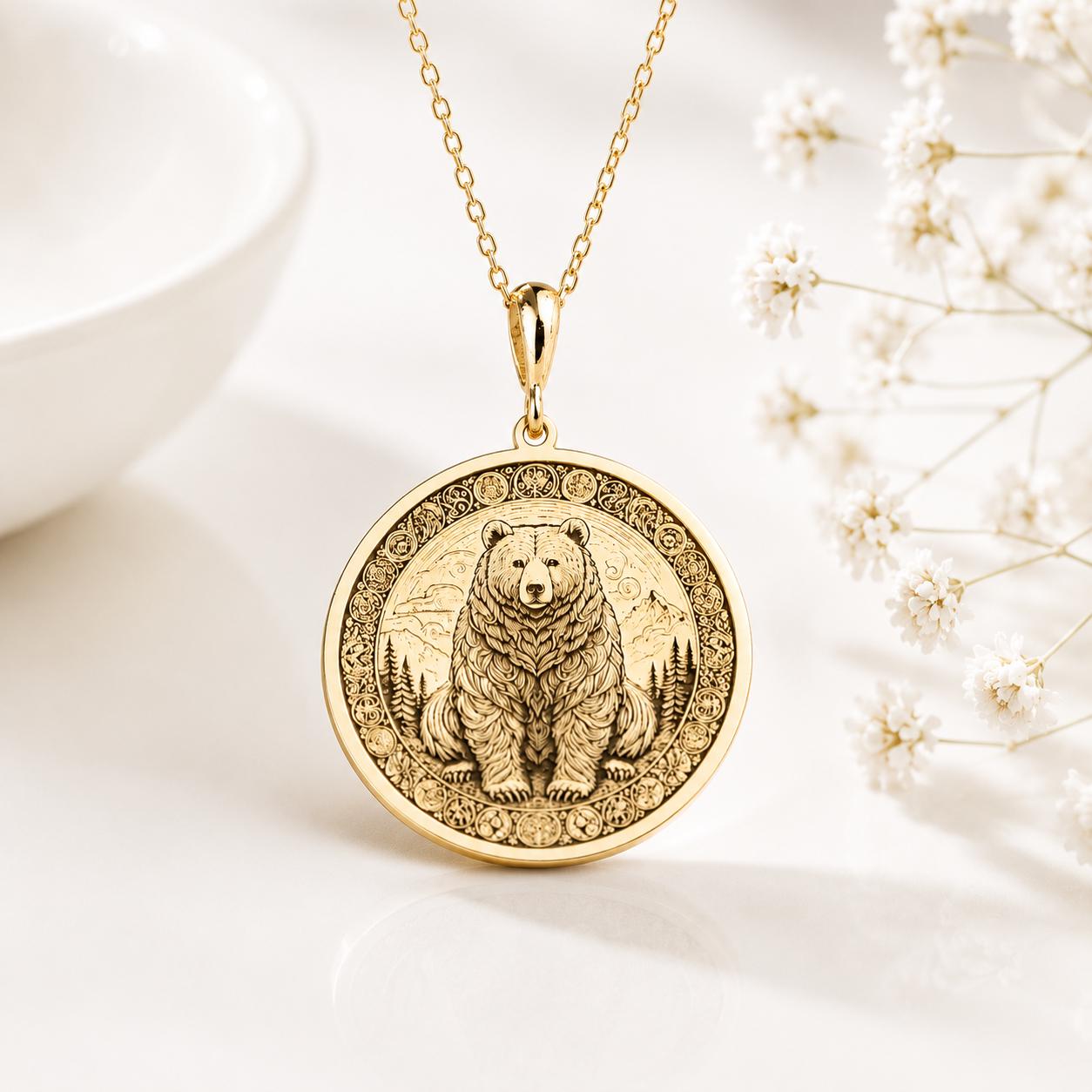 Unique Bear Necklace - Etsy Australia