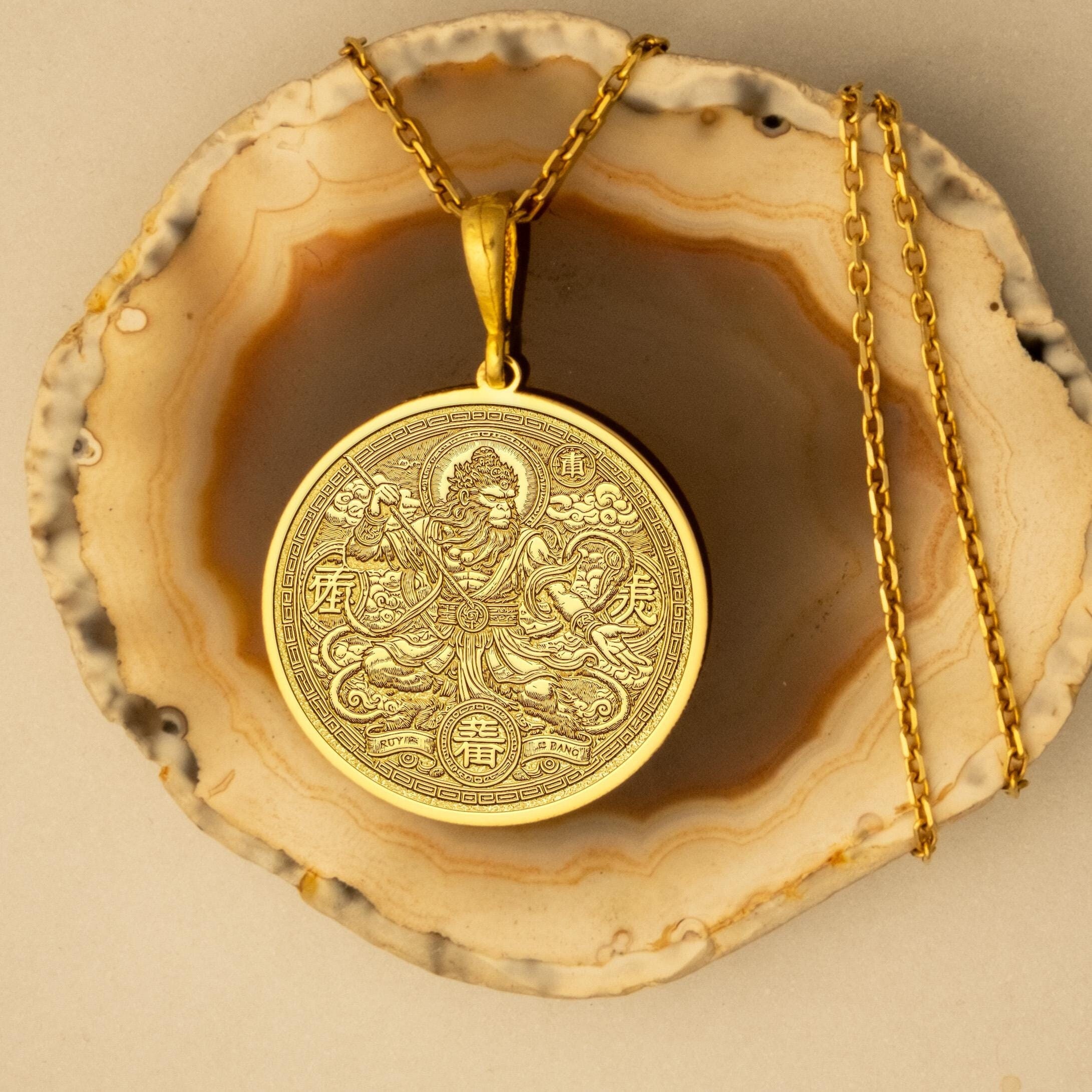 Sun Wukong Monkey King Necklace handcrafted necklace