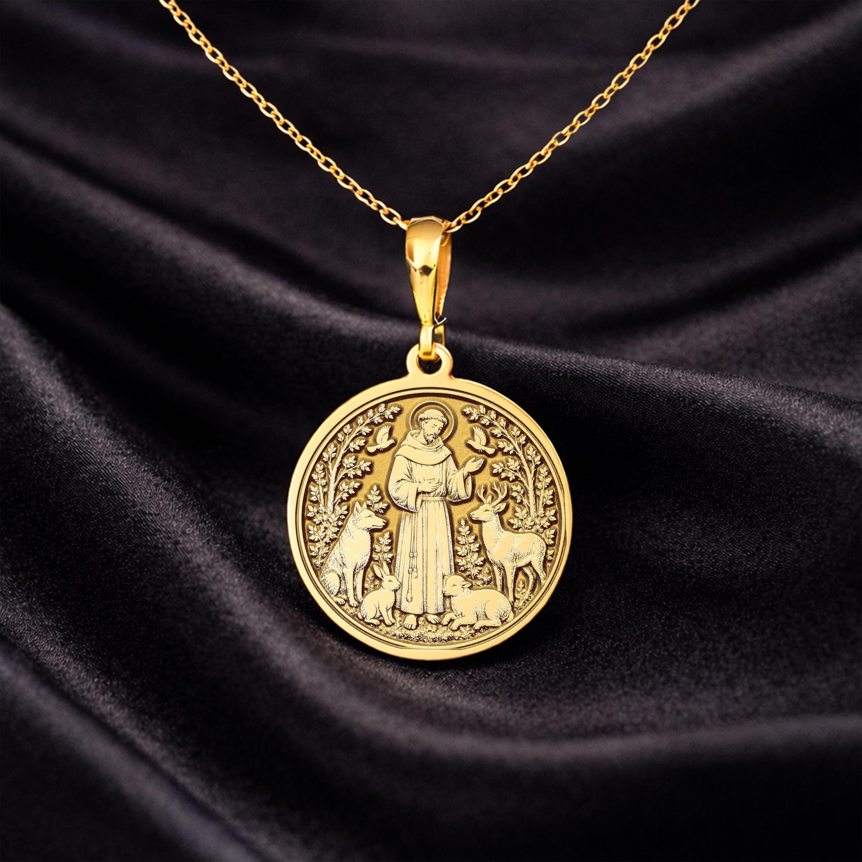 Saint Francis Nature Necklace handcrafted necklace