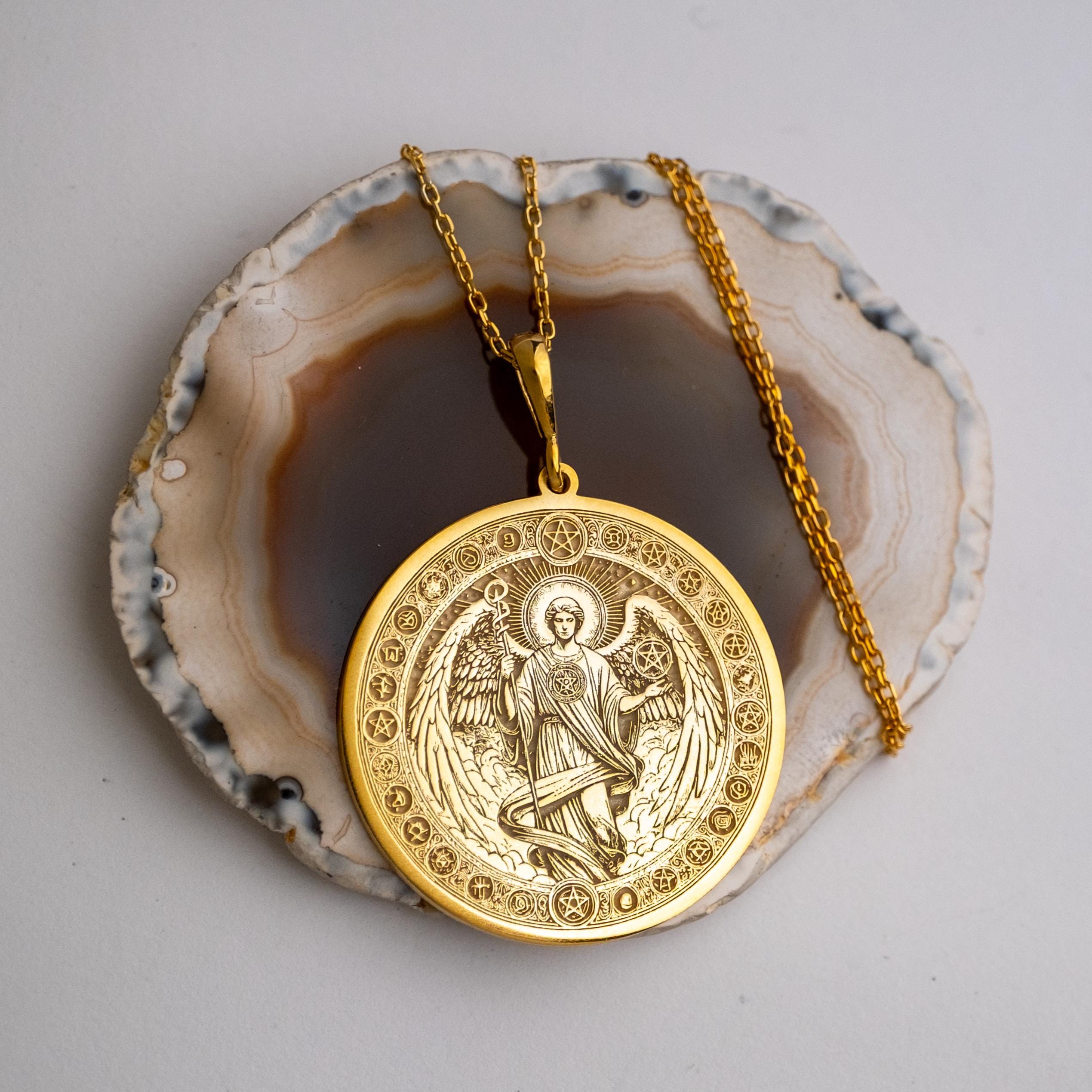 Archangel Raphael Healing Necklace handcrafted necklace