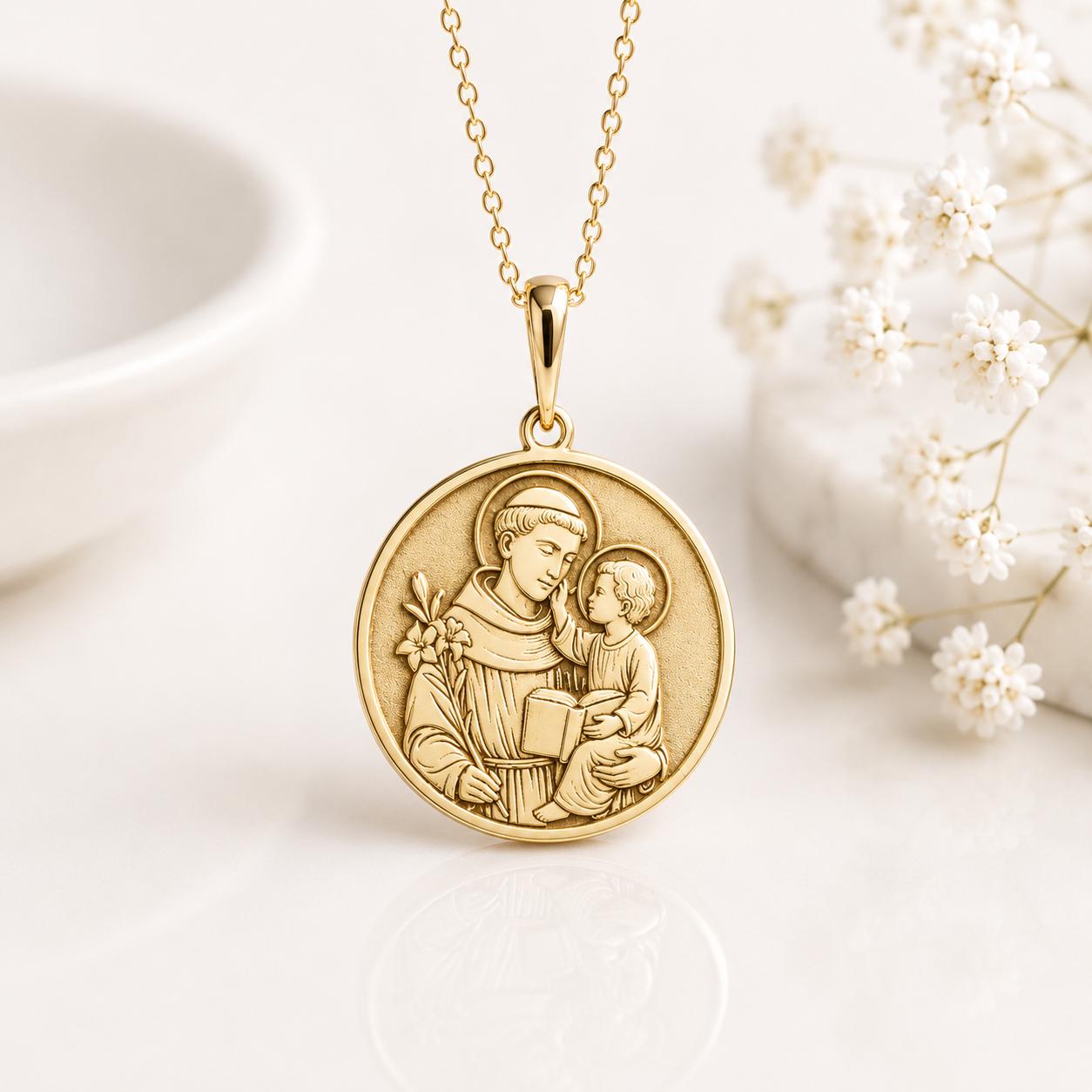 Saint Anthony Necklace handcrafted necklace