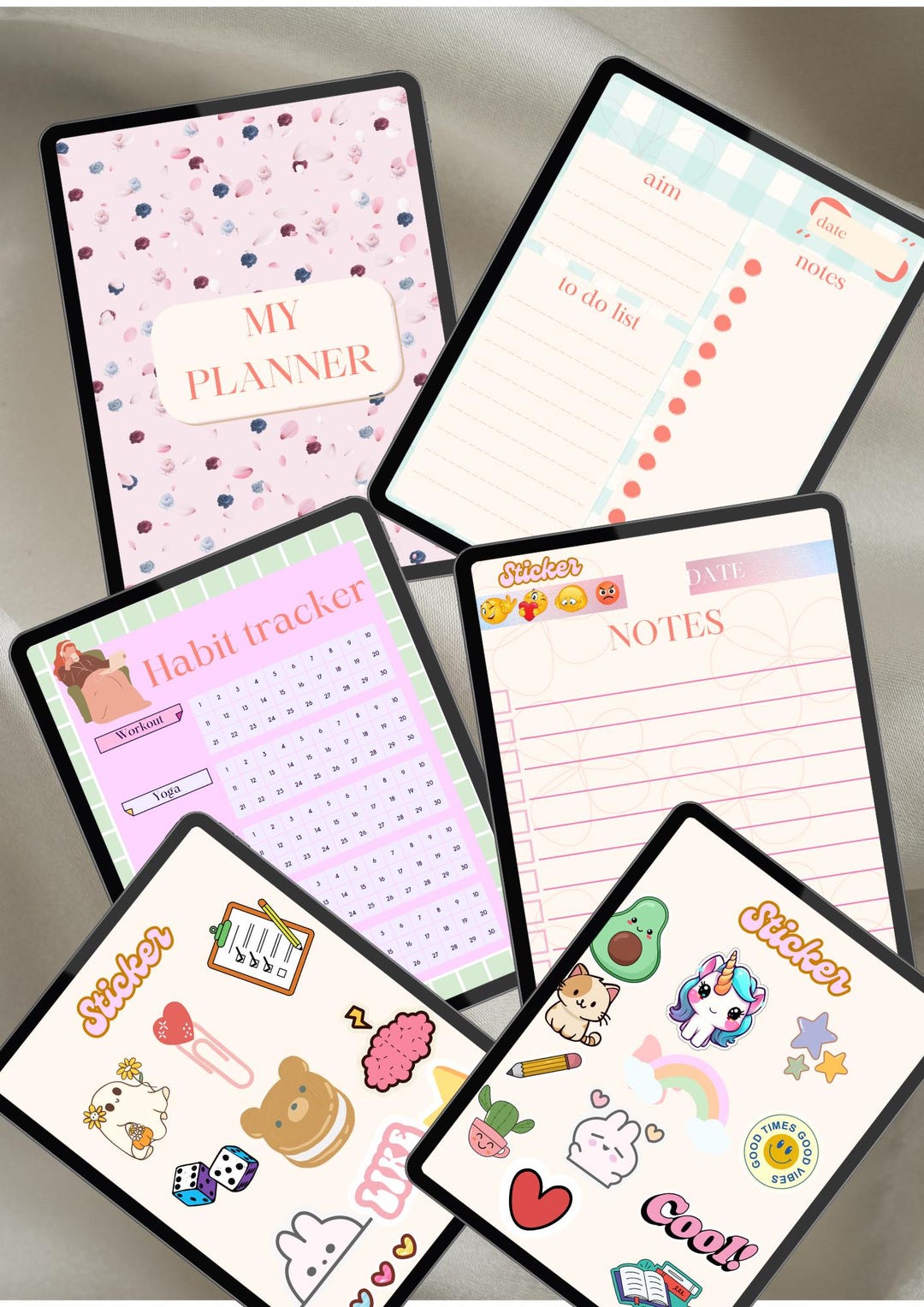 Pllanner Sticker Planner + Sticker - Etsy
