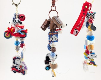 Handmade Dog Bag Charm | Peanuts Inspired Journal Charm