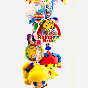 Rainbow Brite and Friends Junk Journal or Bag Charms