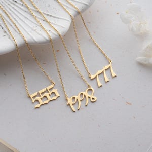 14K Gold Number Necklace, Custom Number Necklace - Basketball Number Necklace, Sport Number Pendant, Personalized Gift for Her, Gift for Him