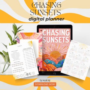 Digital Planner | Undated | MEGA BUNDLE 30+ Templates & 500+ Aesthetic Digital Stickers | Essential Planner Minimalist iPad GoodNotes