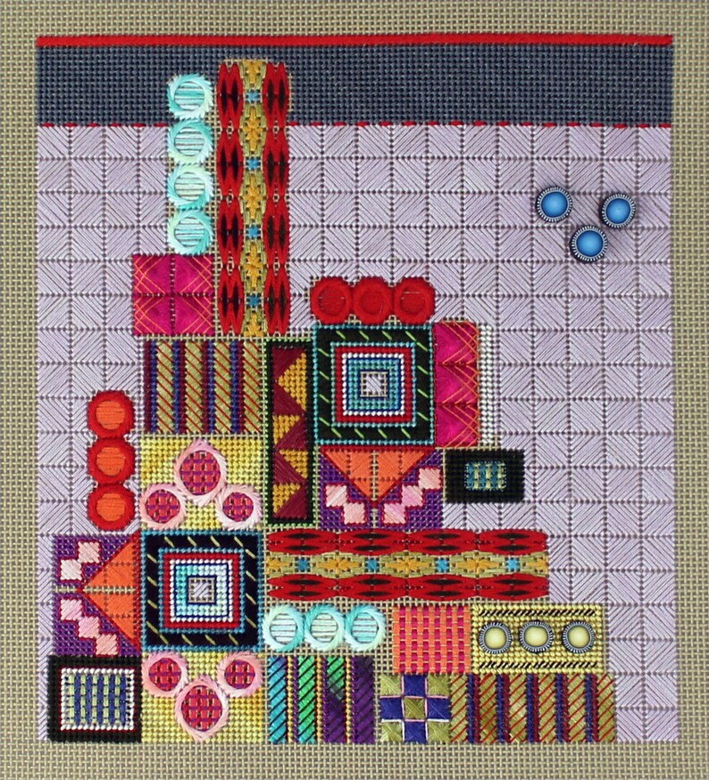 Needle Point Kit Embroidery PDF Needle Art PDF Diy Etsy