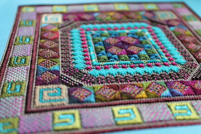 Needlepoint Instruction Embroidery PDF Needle Art PDF Diy Etsy