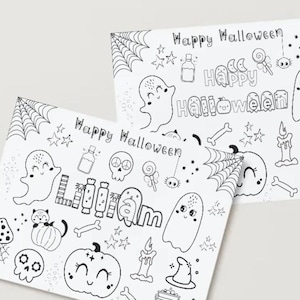 Halloween Name Coloring Page, Fun Printable Art for Kids, Halloween Activity Book, Creative Fun